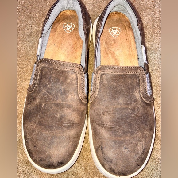 Ariat Ryder brown toe shoes - Picture 2 of 7